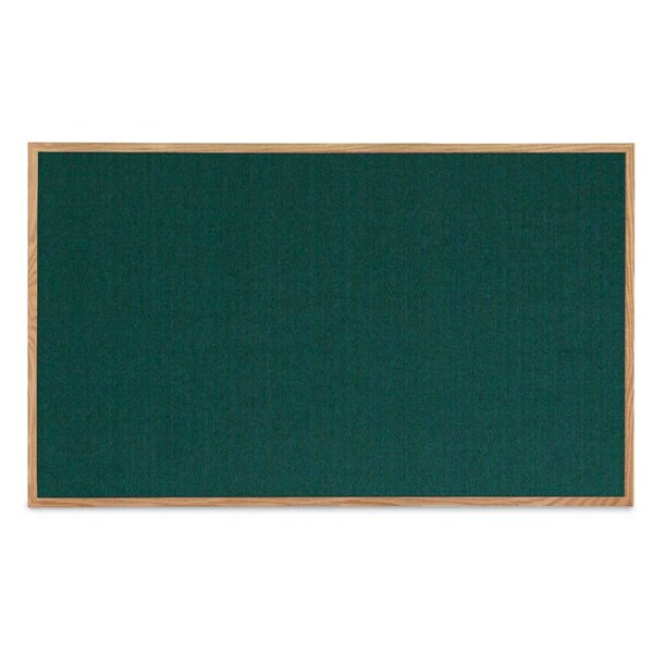 Combo Board, 18"x24", Black Frame/Black Porcelain & Forbo